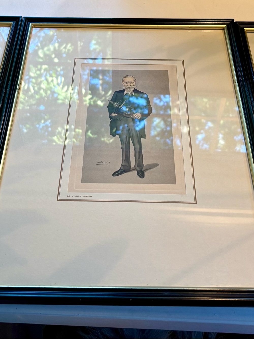 Vanity Fair Framed Portrait Print in Black and White with Cream Mat